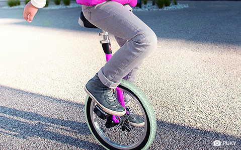 Unicycles: For balancing experts