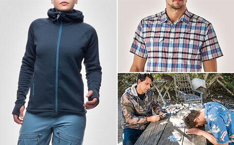 Midlayers, shirts & tops for outdoor adventurers